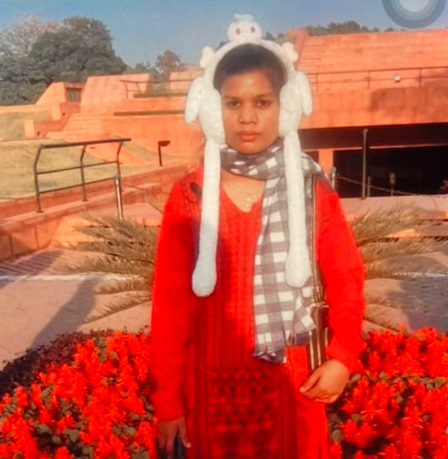 Two children standing together